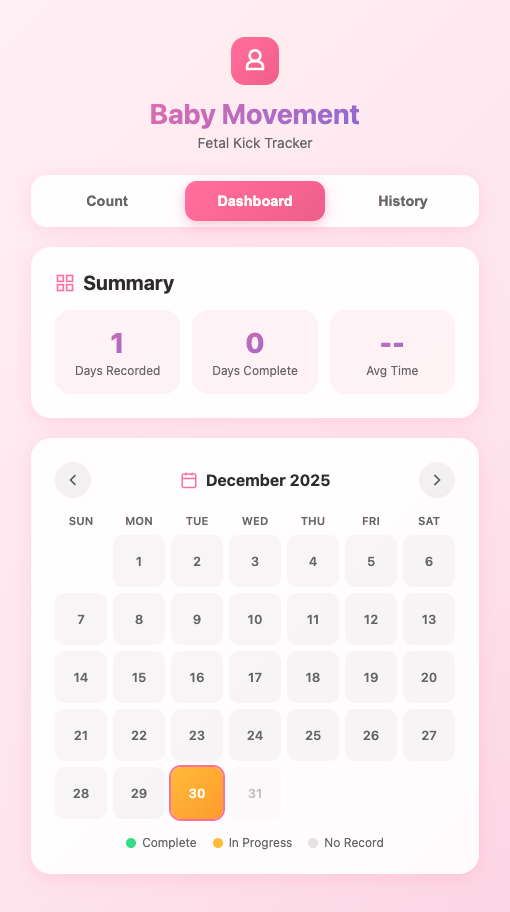 Baby Movement Tracker